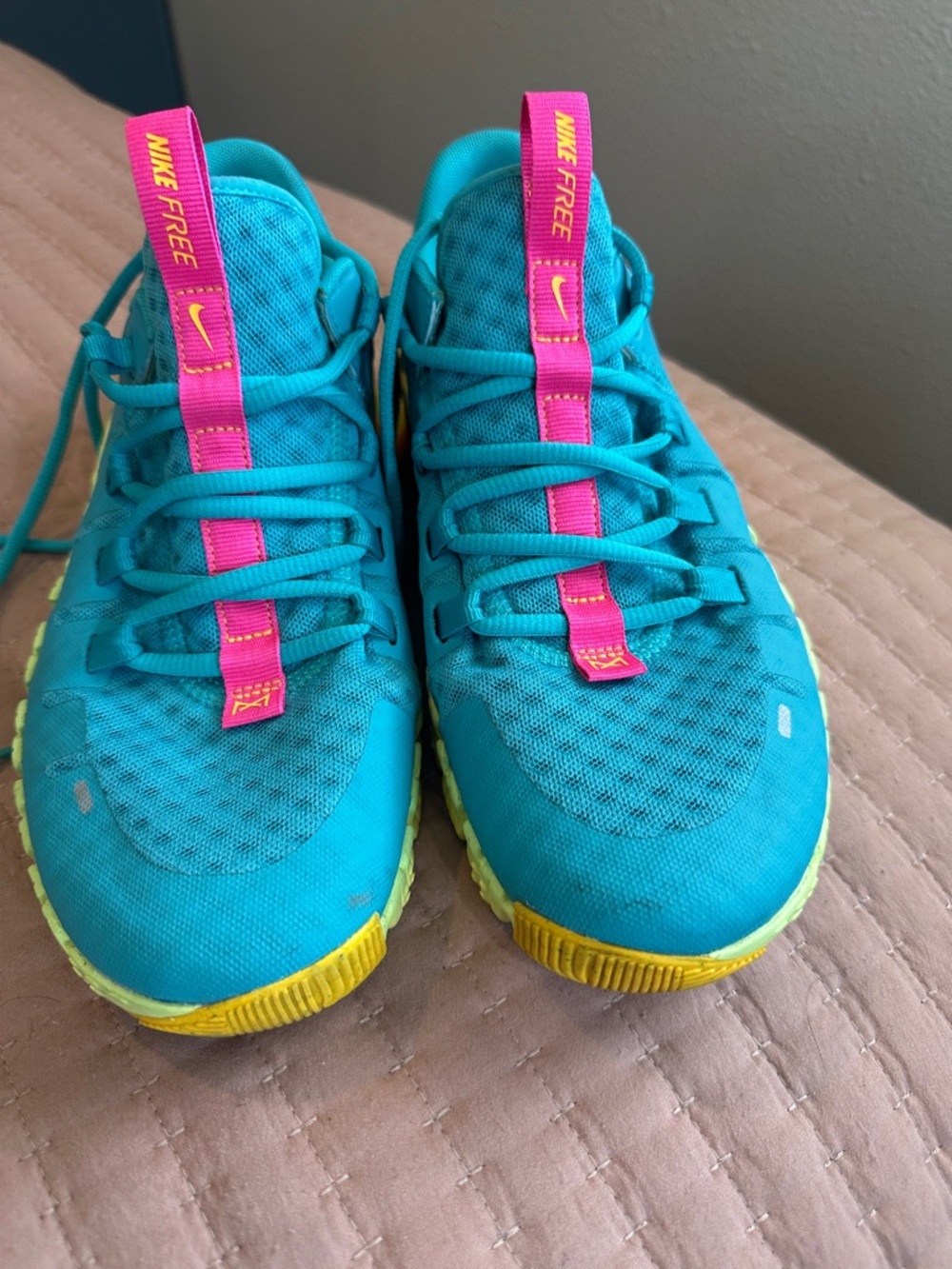 Nike METCON TEAL YELLOW